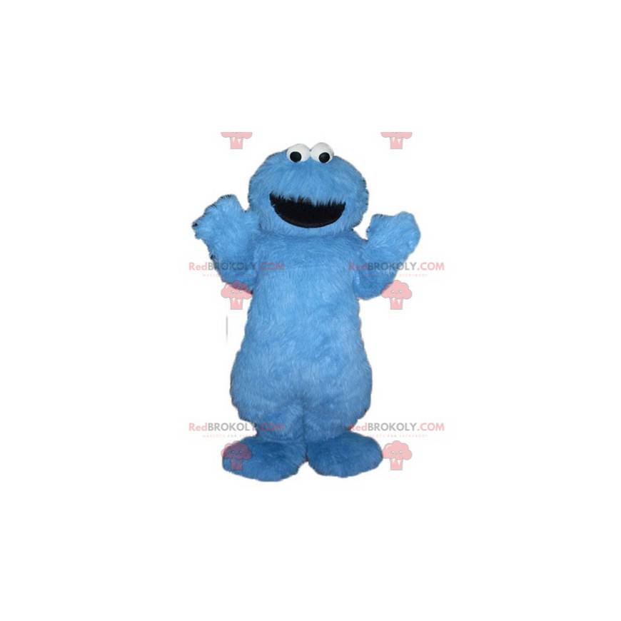 Blaues Monstermaskottchen der Sesamstraße Grover -