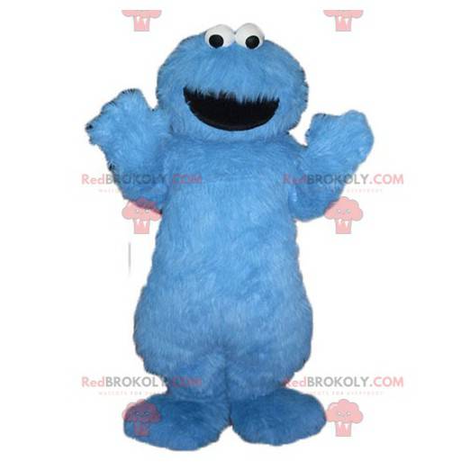 Sesame Street Grover blå monster maskot - Redbrokoly.com
