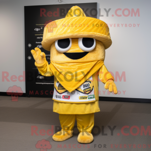 Gold Tacos-maskotdraktfigur...