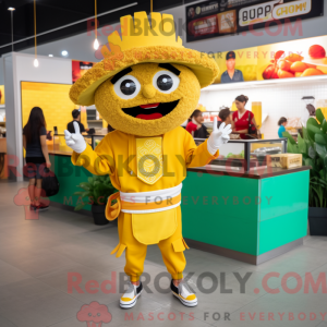 Tacos maskotdraktfigur...