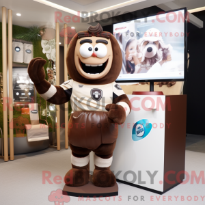 Brown Hourglass mascot...