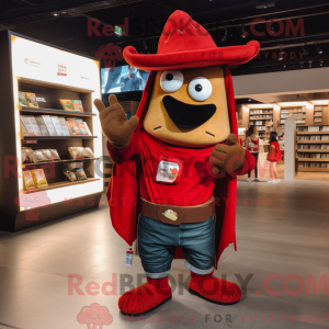 Rød Fajitas maskot kostume...