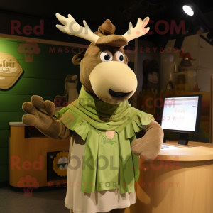 Olive Moose mascotte...