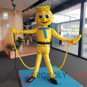 Gul Trapeze Artist maskot...