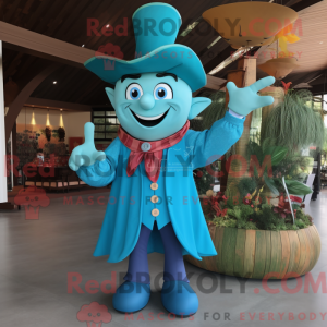 Turquoise Magician mascot...
