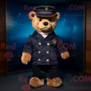 Navy Bear Maskottchen...