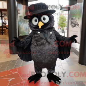 Maskotka Black Owl kostyme...