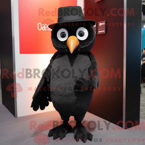 Maskotka Black Owl kostyme...