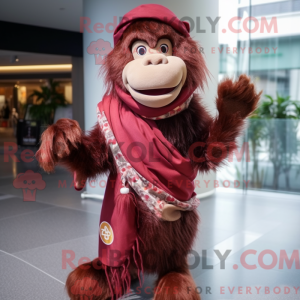 Personaggio mascotte Maroon...
