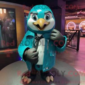 Máscara de pinguim turca...