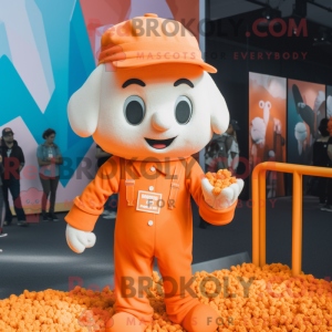 Orange Pop Corn mascot...