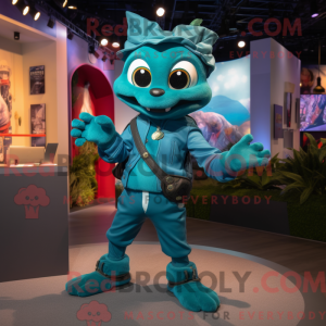 Disfraz de mascota Teal...
