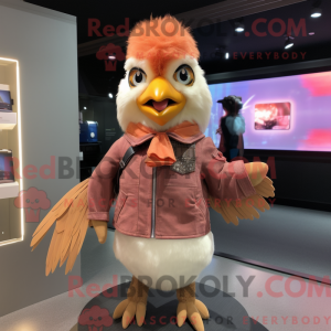 Peach Chicken maskot...
