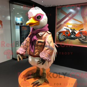 Peach Chicken mascot...