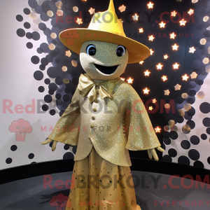 Guld Stingray maskot...