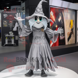 Silver Witch maskot kostym...