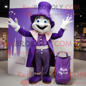Purple Magician mascot...