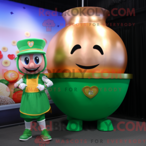 Peach Pot Of Gold mascot...