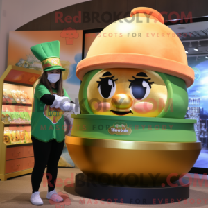 Peach Pot Of Gold mascot...