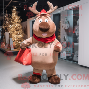 Rensdyr maskot kostume...