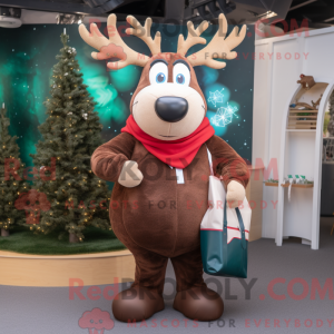 Rendier mascotte kostuum...