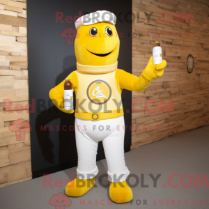 White Bottle Of Mustard...