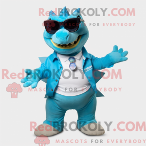 Cyan Stegosaurus...