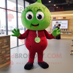 Olive Hallon maskot kostym...