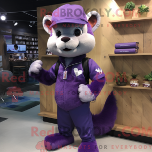 Mascotte de Martre violette...