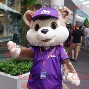 Postava maskota Purple...
