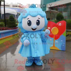 Postava maskota Sky Blue...