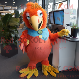Peach Macaw mascotte...