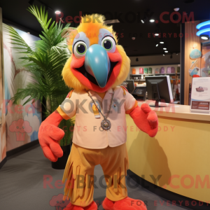 Peach Macaw mascotte...