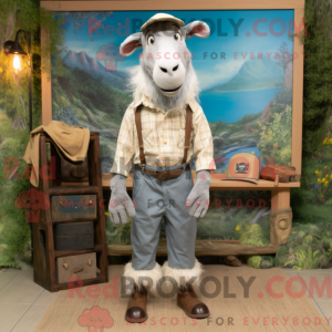 Olive Boer Goat maskot...