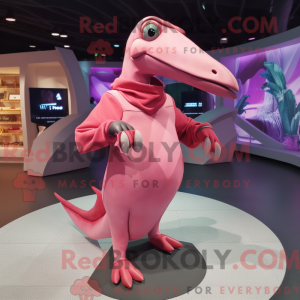 Pink Pterodactyl maskot...