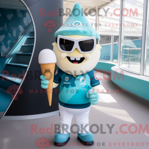 Personaggio mascotte cono...