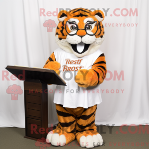 Costume mascotte de Tigre...