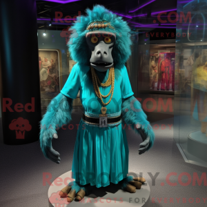 Costume mascotte de babouin...
