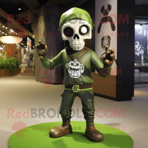 Olive Skull mascotte...