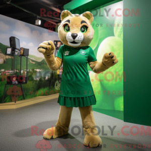 Forest Green Puma mascot...