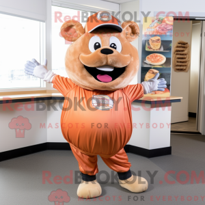 Maskottchenkostüm Peach...