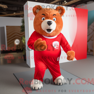 Máscara de Urso Vermelho...