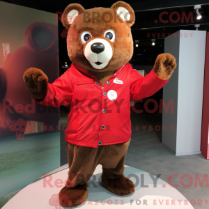 Máscara de Urso Vermelho...