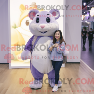 Lavendel hamster maskot...