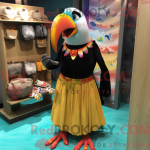 Toekan-mascottekostuum...