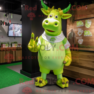 Lime Green Cow...