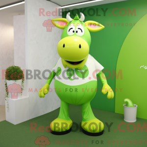 Lime Green Cow...