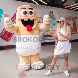 White Hot Dogs maskot...