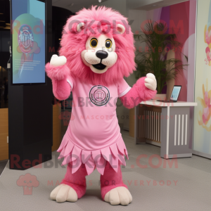 Rosa Tamer Lion maskot...