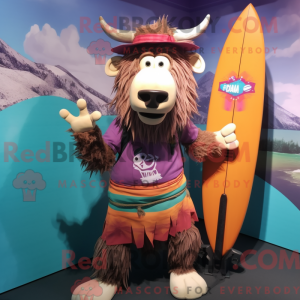 Costume de mascotte de yak...